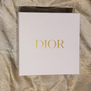 Empty Dior Box White 8 X 8 X 3.75 in